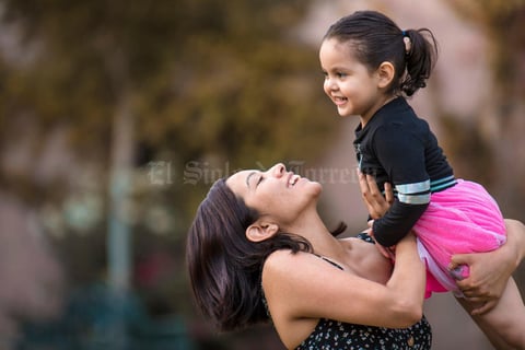 25042021 Cumpleaños número tres de Valeria Torres González acompañda de su mamá Elisa González.
