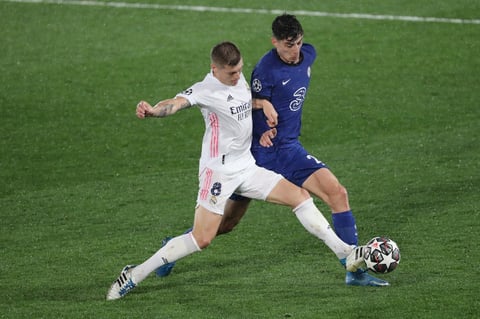 Real Madrid y Chelsea empatan en la ida de semifinales de la Champions
