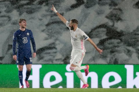 Real Madrid y Chelsea empatan en la ida de semifinales de la Champions