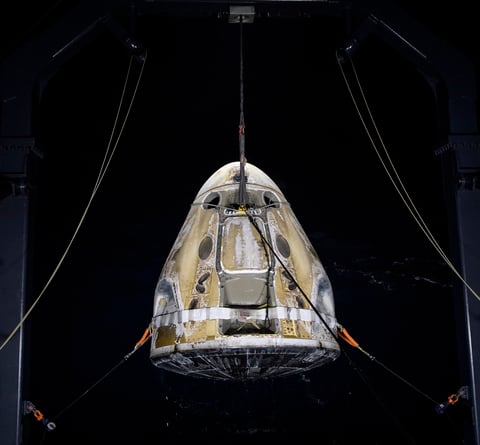Vuelve a la Tierra nave de SpaceX con cuatro astronautas
