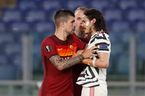 Manchester United frena a la Roma en la Europa League y logra su primera final en 4 años