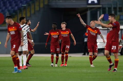 Manchester United frena a la Roma en la Europa League y logra su primera final en 4 años