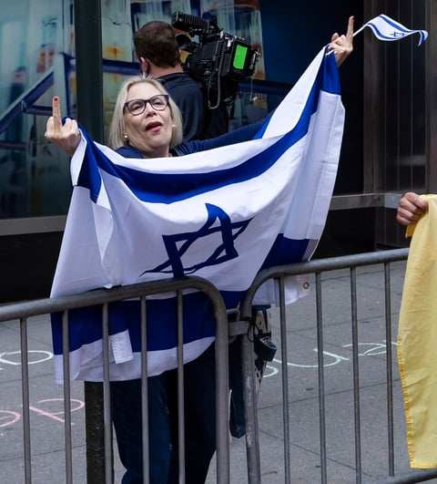 Se manifiestan en Nueva York en apoyo a Palestina