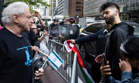 Se manifiestan en Nueva York en apoyo a Palestina