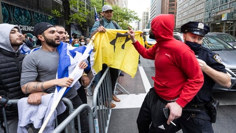 Se manifiestan en Nueva York en apoyo a Palestina