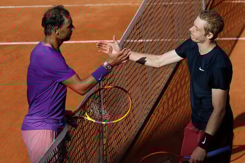 Anuló dos bolas de partido este jueves ante el canadiense Denis Shapovalov 