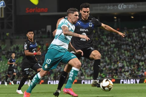 Santos Laguna vence a Rayados en la ida de Cuartos de Final