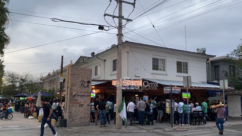 Restaurantes y bares de La Laguna se pintan de verdiblanco