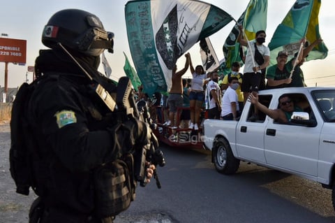 Afición de Santos Laguna vive ambiente de triunfo