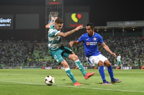 Santos Laguna cae ante Cruz Azul en la ida de la final del Guardianes 2021