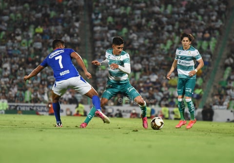 Santos Laguna cae ante Cruz Azul en la ida de la final del Guardianes 2021
