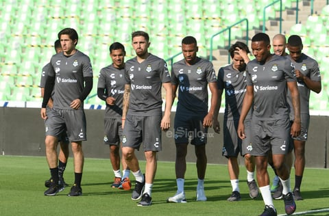 El entrenamiento fue regenerativo para aquellos elementos que vieron actividad en la ida de la final ante la Máquina Celeste.
