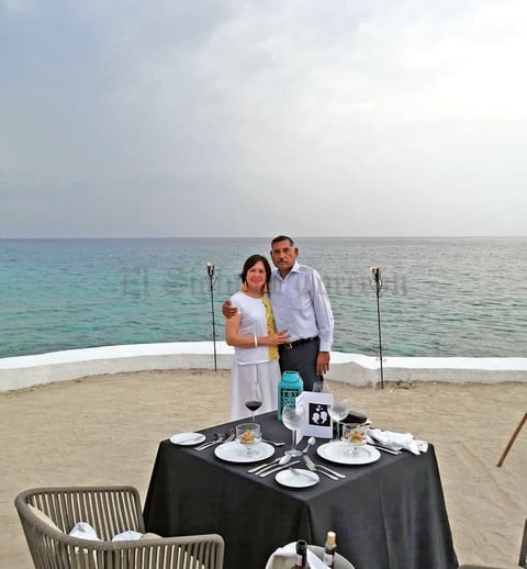 30052021 Festejando su 31 aniversario en la isla de Cozumel, Quintana Roo el pasado 31 de abril.