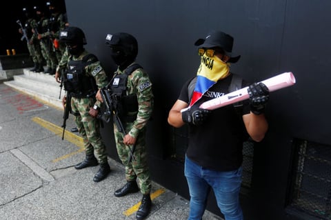El desgaste marca una nueva jornada de Paro Nacional en Colombia