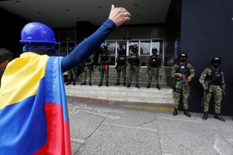 El desgaste marca una nueva jornada de Paro Nacional en Colombia
