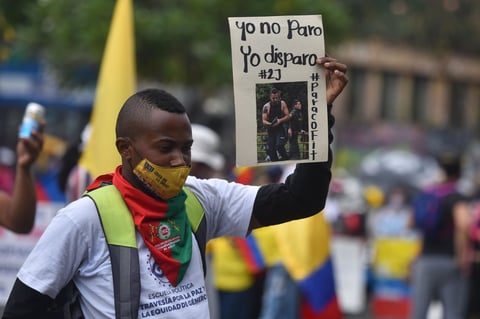 El desgaste marca una nueva jornada de Paro Nacional en Colombia