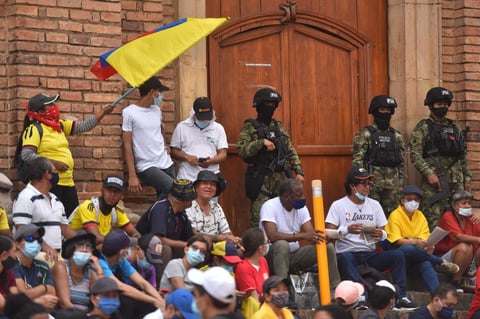 El desgaste marca una nueva jornada de Paro Nacional en Colombia