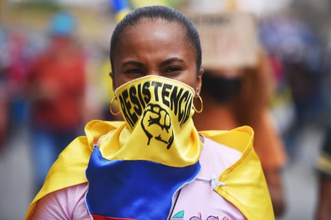 El desgaste marca una nueva jornada de Paro Nacional en Colombia