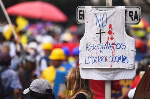 El desgaste marca una nueva jornada de Paro Nacional en Colombia