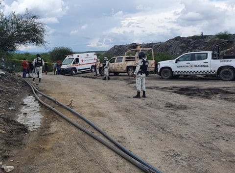 Colapsa mina en Múzquiz, Coahuila; hay siete mineros atrapados
