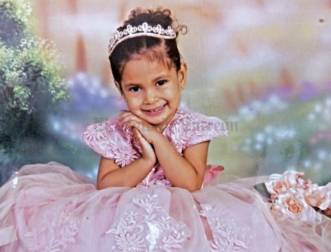 06062021 Sofía Alejandra en su tercer cumpleaños el día 14 de mayo de 2021.
