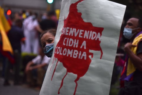 Revisa CIDH situación en Colombia tras represión de protestas