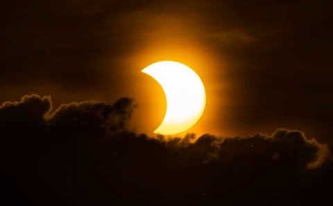 Partial Solar Eclipse in New York