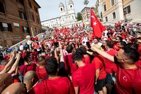 Así se vive el inicio de la Eurocopa 2020 en Roma