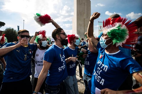 Así se vive el inicio de la Eurocopa 2020 en Roma