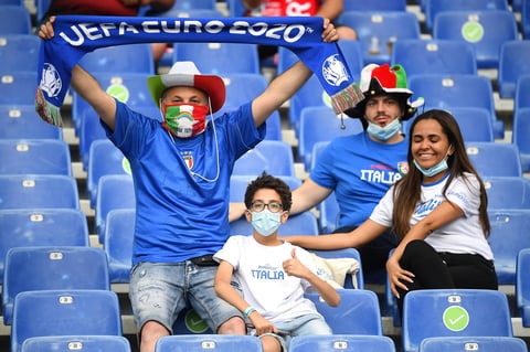 Así se vive el inicio de la Eurocopa 2020 en Roma