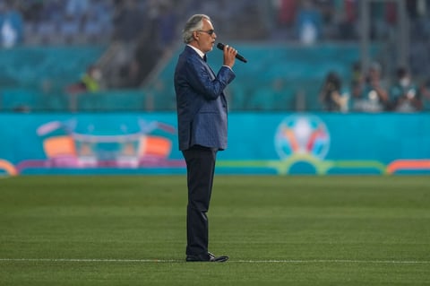 Andrea Bocelli fue el artista invitado 