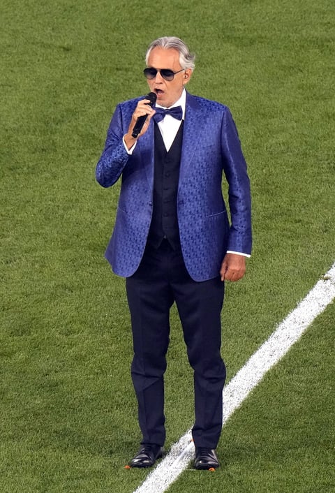 Andrea Bocelli fue el artista invitado 