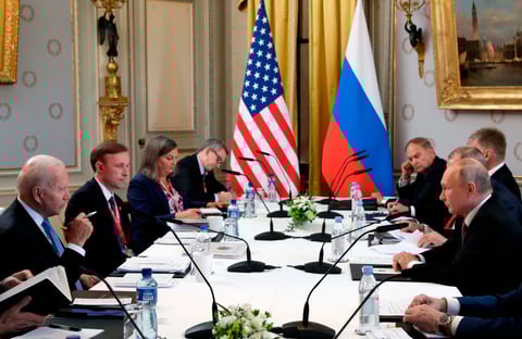 Biden y Putin mantienen su primer cara a cara en Ginebra