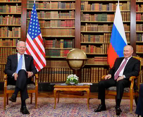 Biden y Putin mantienen su primer cara a cara en Ginebra