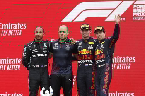 'Checo' Pérez logra su podio 12 en la Fórmula Uno