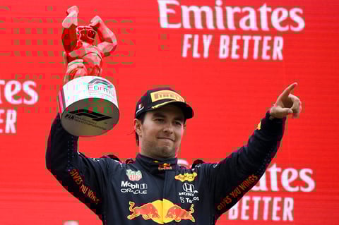 'Checo' Pérez logra su podio 12 en la Fórmula Uno