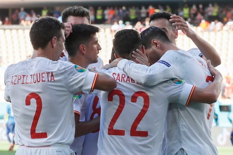 Spain Slovakia Euro 2020 Soccer