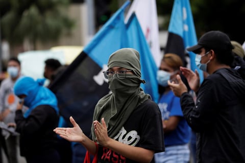 Jóvenes protestan contra corrupción en Panamá