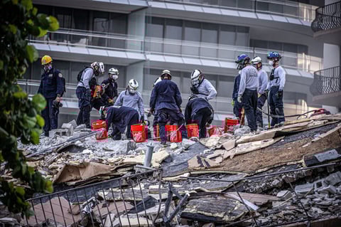 Respuesta faltan a más de 36 horas del derrumbe del edificio en Miami-Dade
