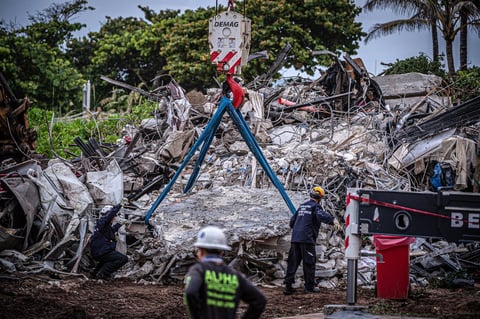 Respuesta faltan a más de 36 horas del derrumbe del edificio en Miami-Dade