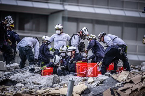 Respuesta faltan a más de 36 horas del derrumbe del edificio en Miami-Dade