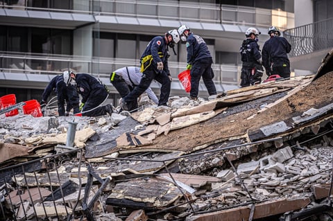 Respuesta faltan a más de 36 horas del derrumbe del edificio en Miami-Dade