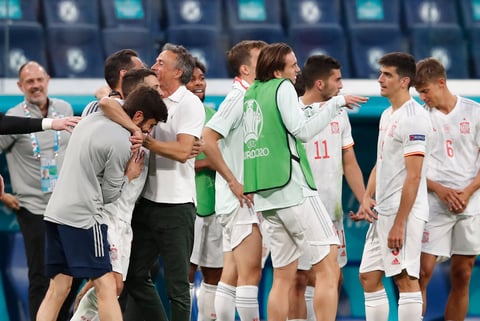La selección española disputara la quinta semifinal de la Eurocopa de su historia