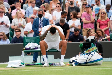 Nick Kyrgios se retira de Wimbledon por lesión