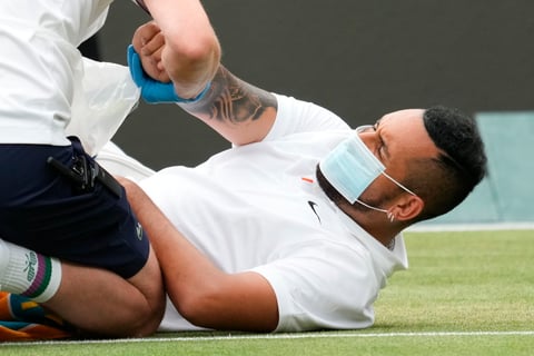 Nick Kyrgios se retira de Wimbledon por lesión