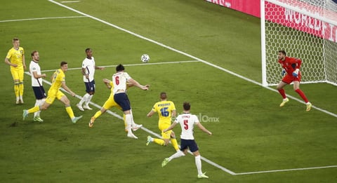 Quarter Final Ukraine vs England

Rome (Italy), 03/07/2021.- Harry Maguire (C) of England goes for a header to score the 2-0 lead during the UEFA EURO 2020 quarter final match between Ukraine and England in Rome, Italy, 03 July 2021. (Italia, Ucrania, Roma) EFE/EPA/Alessandro Garafallo / POOL (RESTRICTIONS: For editorial news reporting purposes only. Images must appear as still images and must not emulate match action video footage. Photographs published in online publications shall have an interval of at least 20 seconds between the posting.)
DEP Fútbol ROME ITALY SOCCER UEFA EURO 2020 Italy