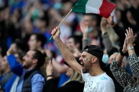 El color previo al partido entre Italia y España de la Euro 2020
