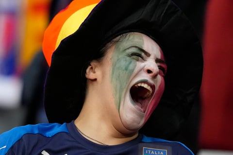 El color previo al partido entre Italia y España de la Euro 2020