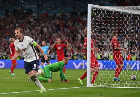 Inglaterra es finalista de la Euro 2020 tras vencer a Dinamarca