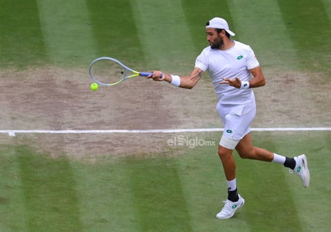Wimbledon Championships 2021

Wimbledon (United Kingdom), 11/07/2021.- Matteo Berrettini of Italy in action against Novak Djokovic of Serbia during the men's final at the Wimbledon Championships, Wimbledon, Britain 11 July 2021. (Tenis, Italia, Reino Unido) EFE/EPA/VICKIE FLORES EDITORIAL USE ONLY
DEP Tenis WIMBLEDON BRITAIN TENNIS GRAND SLAM 2021 United Kingdom